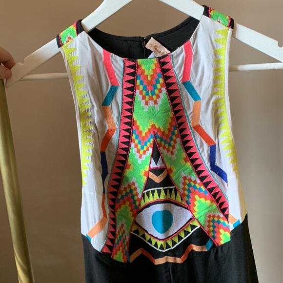 Mara Hoffman Evil Eye Embroidered Maxi Size Small - Picture 4 of 9